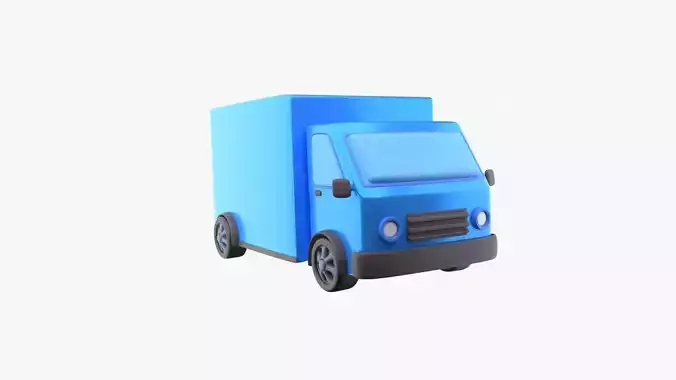 Pickup Van 3D model