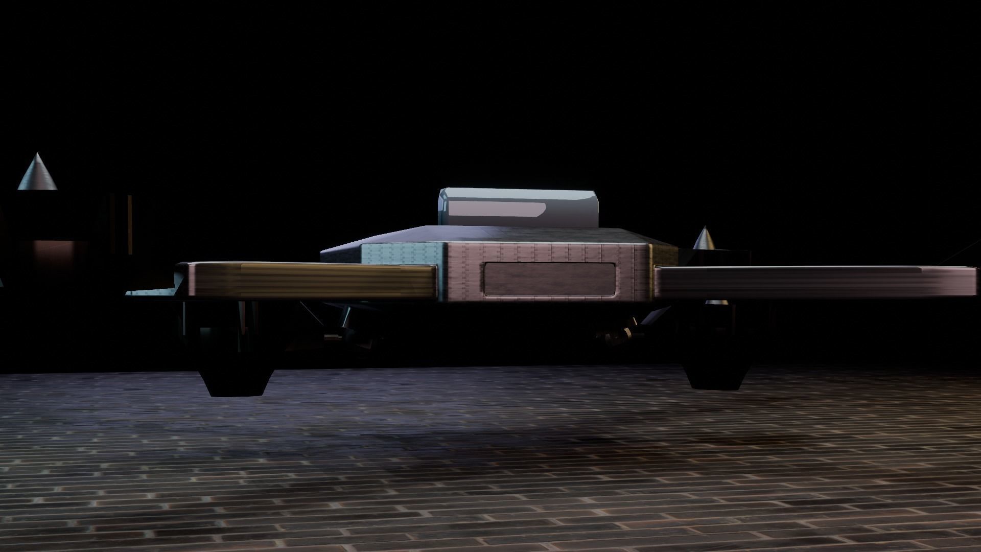 future drone  3D model_4