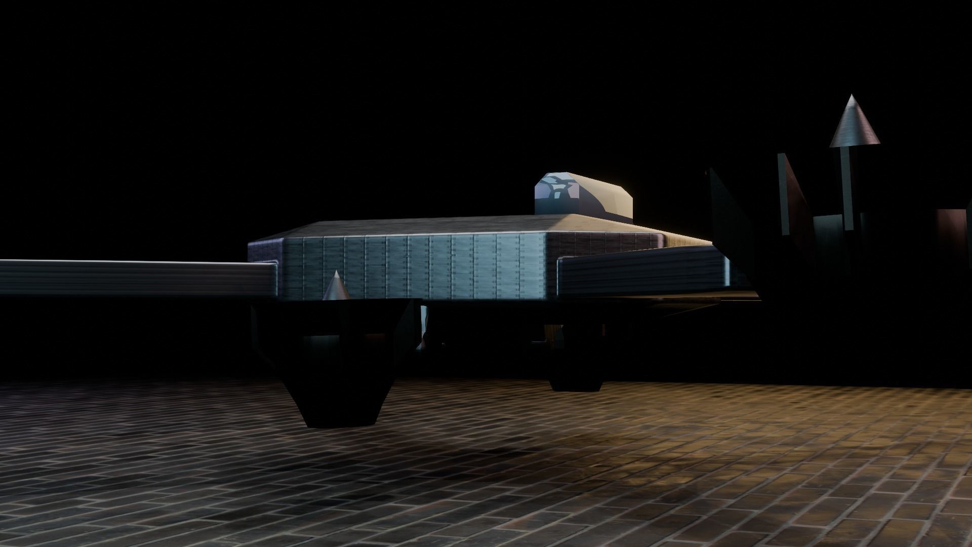 future drone  3D model_7