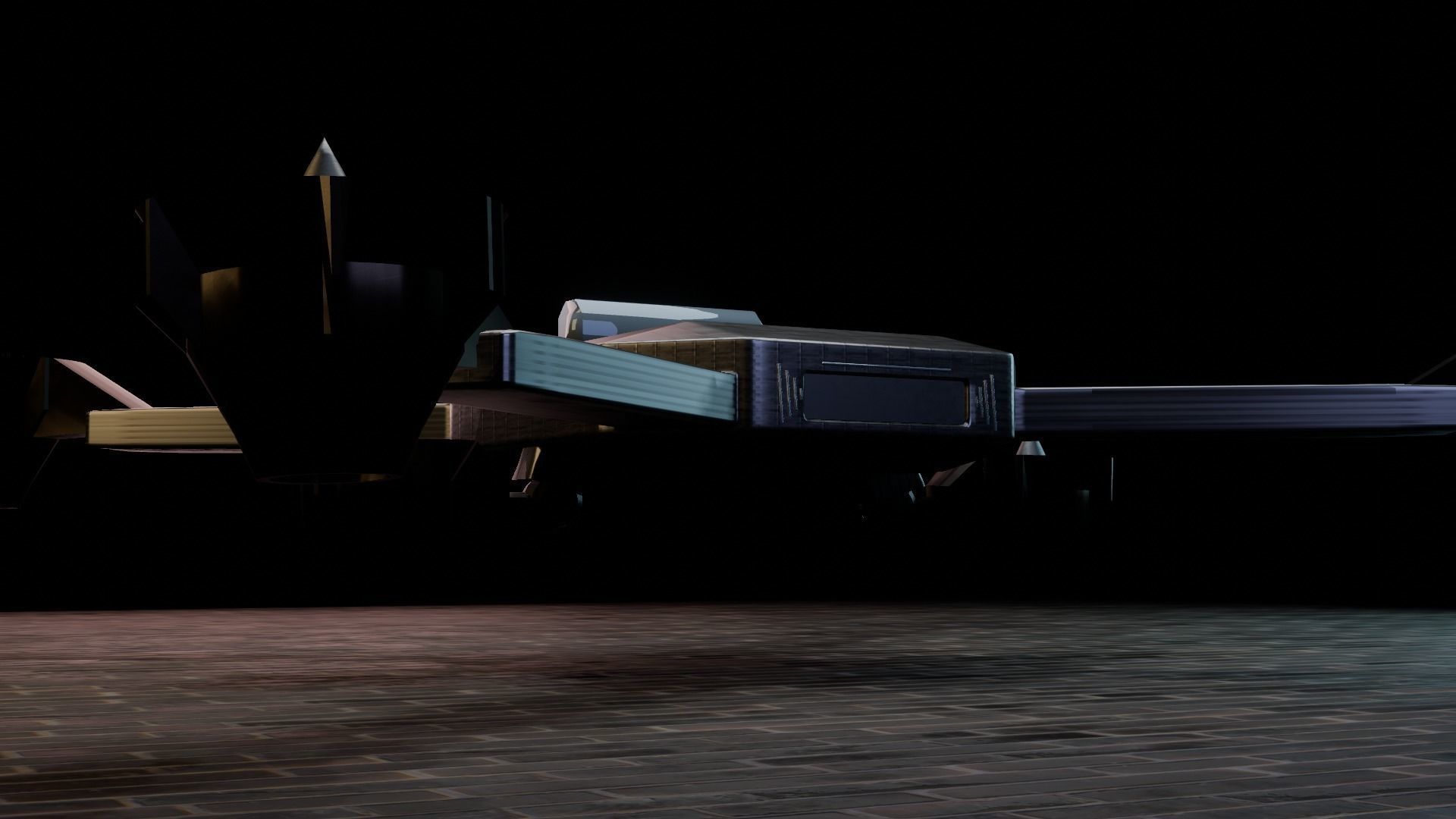 future drone  3D model_10