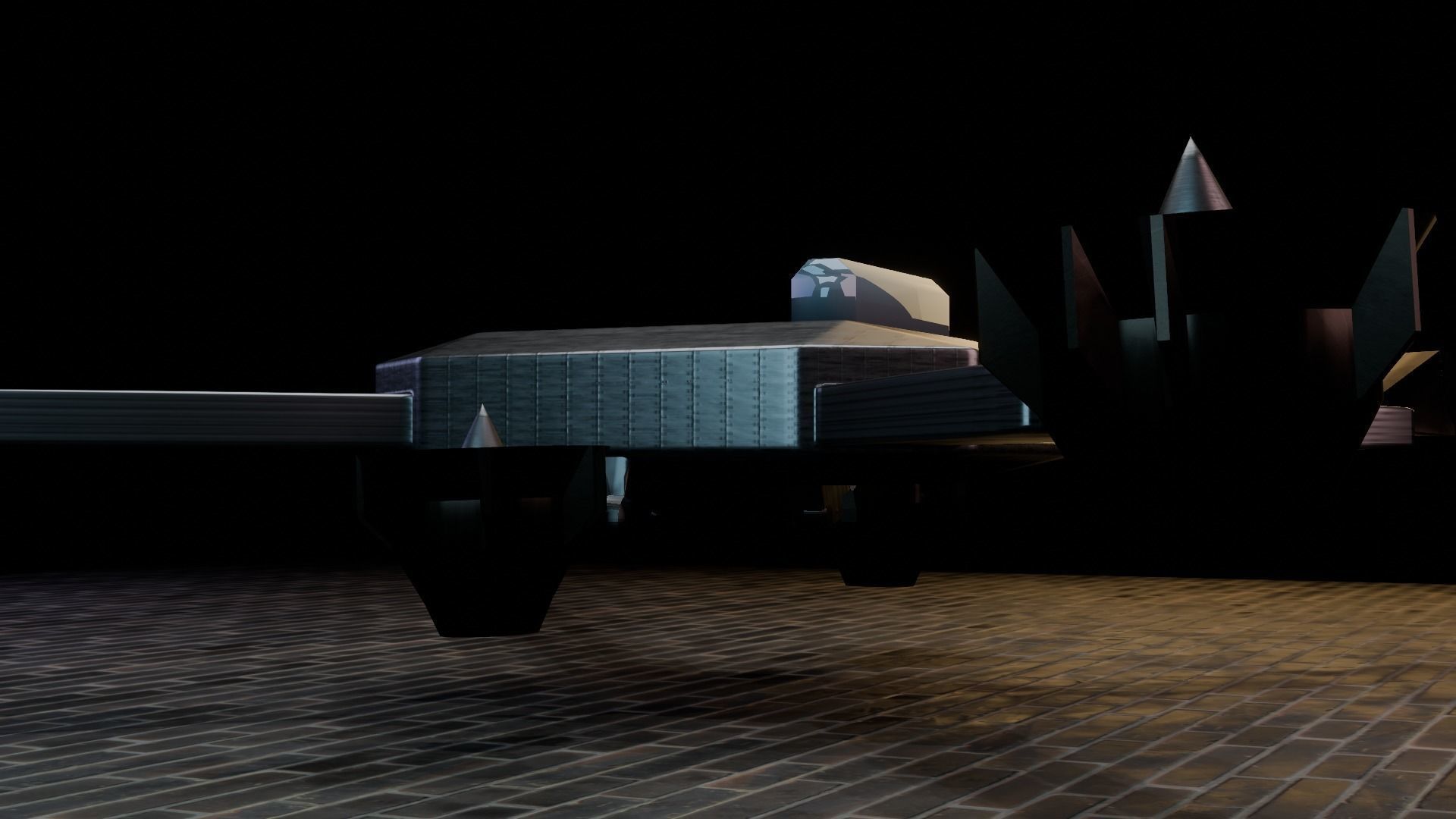 future drone  3D model_6