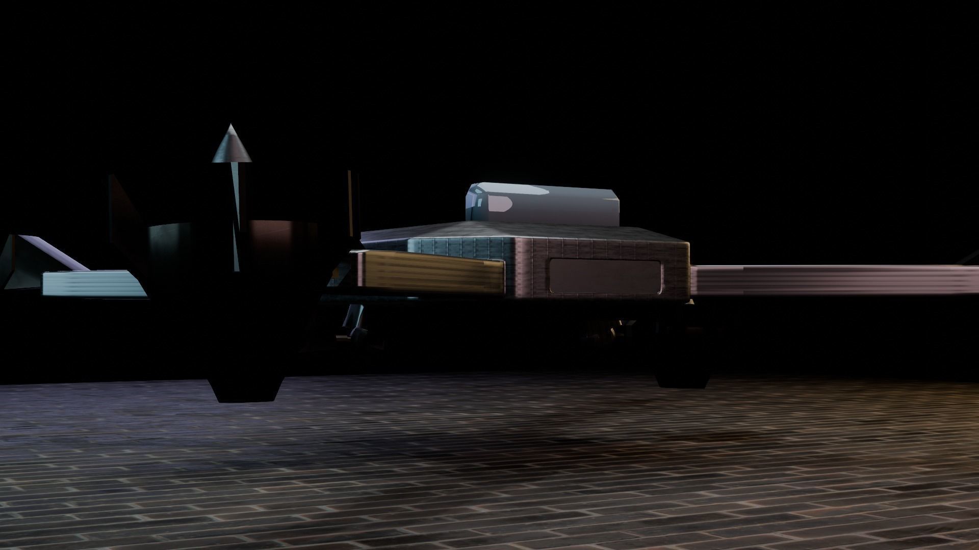 future drone  3D model_5