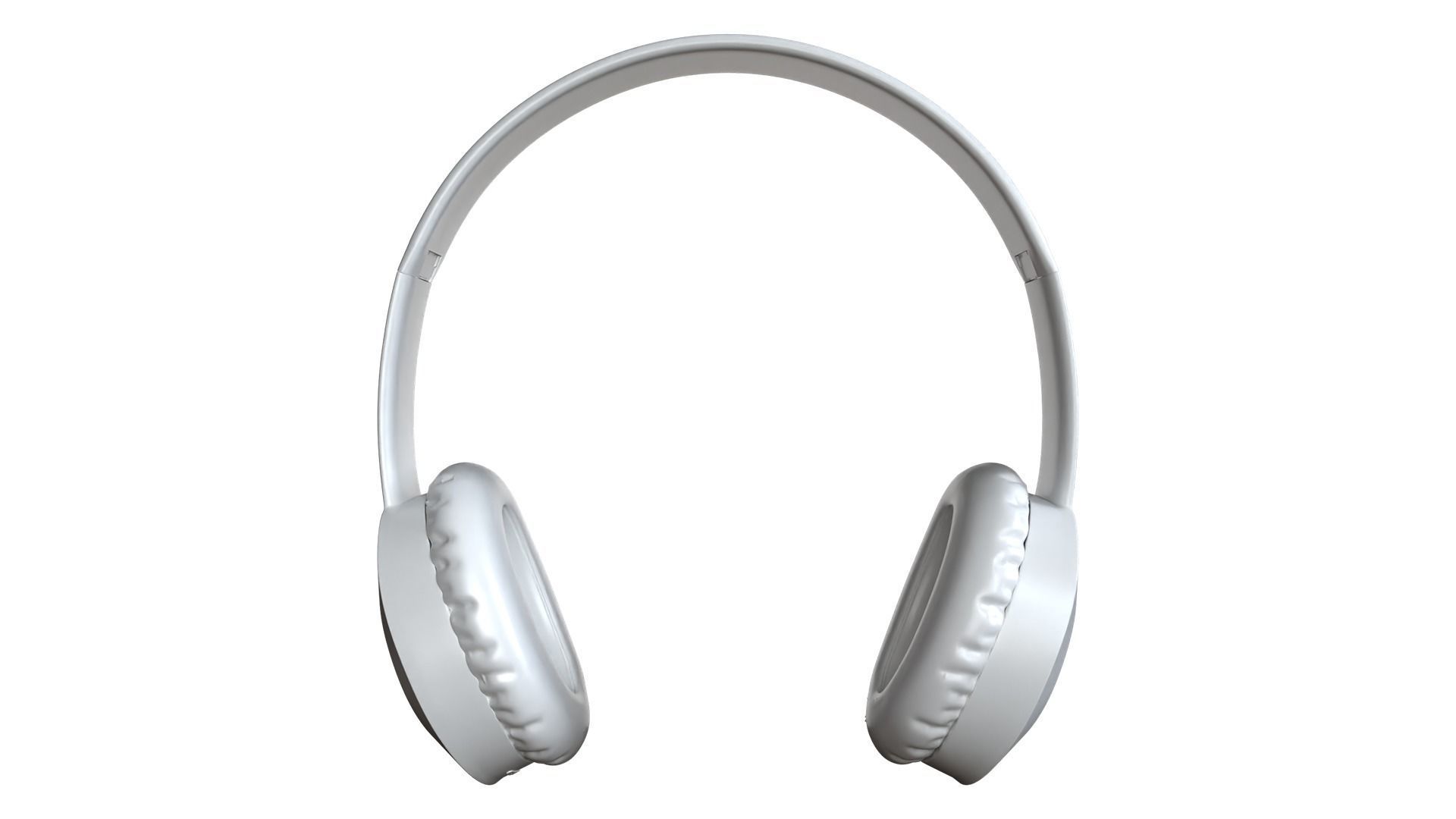 Headphone M3 HJ-4J Zulu White 3D model_1