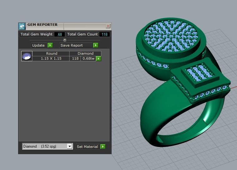jewelry ring 3D print model_6