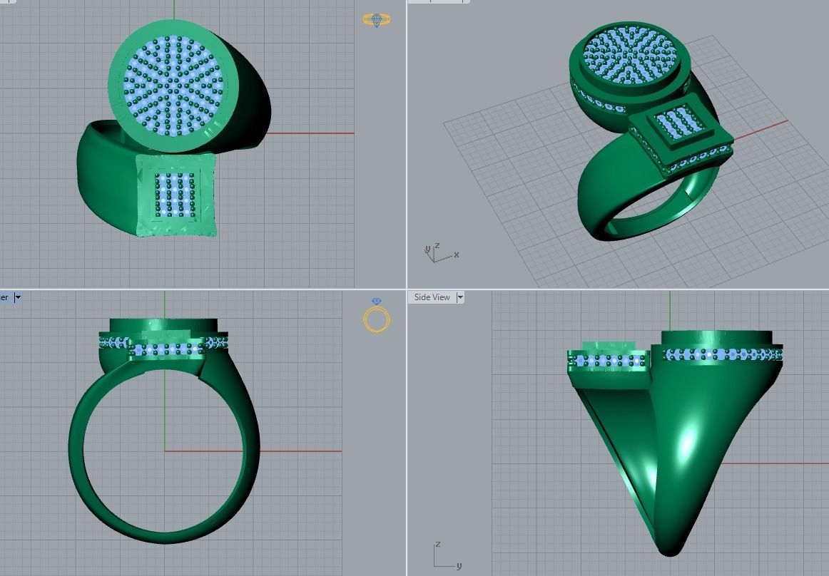 jewelry ring 3D print model_4