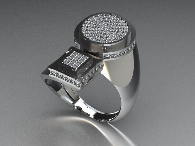 jewelry ring 3D print model_2