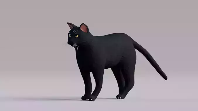 Low poly - Stylized cats - Bombay Cat