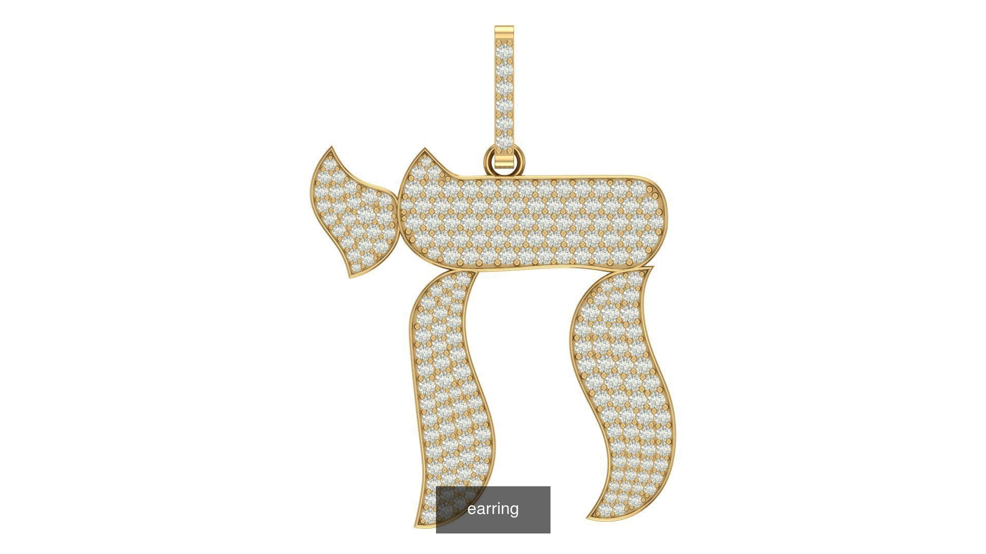 hiphop pendant 3D Model Collection_54