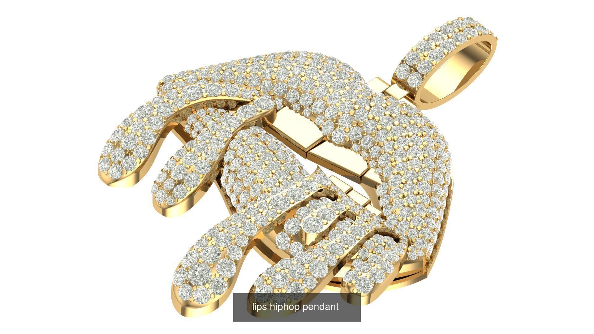 hiphop pendant 3D Model Collection_79
