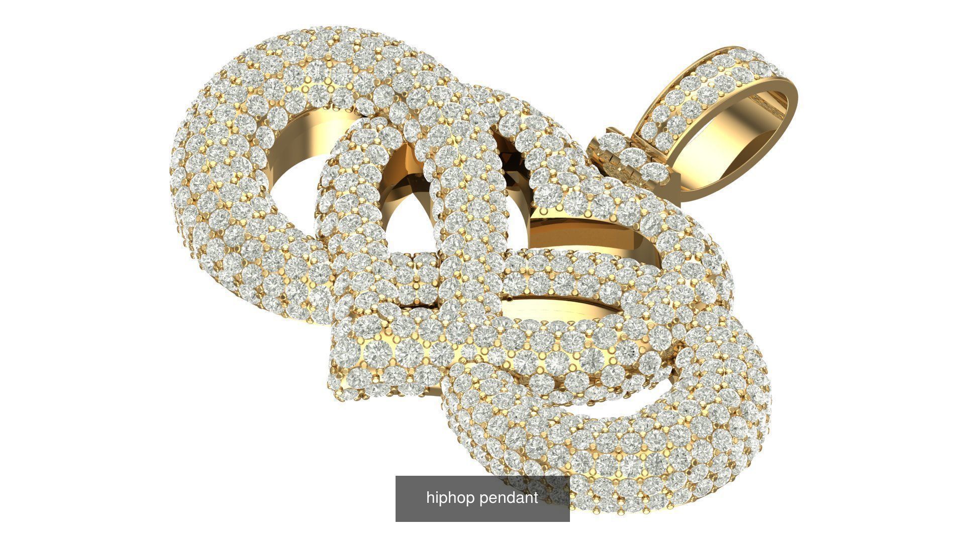 hiphop pendant 3D Model Collection_80