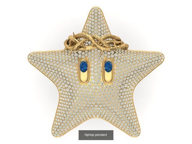 hiphop pendant 3D Model Collection_48