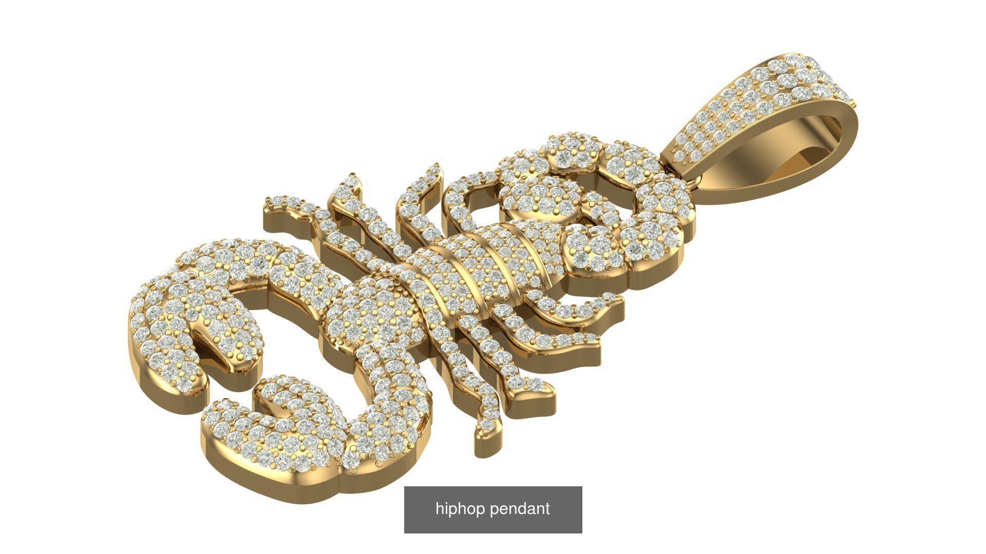 hiphop pendant 3D Model Collection_66