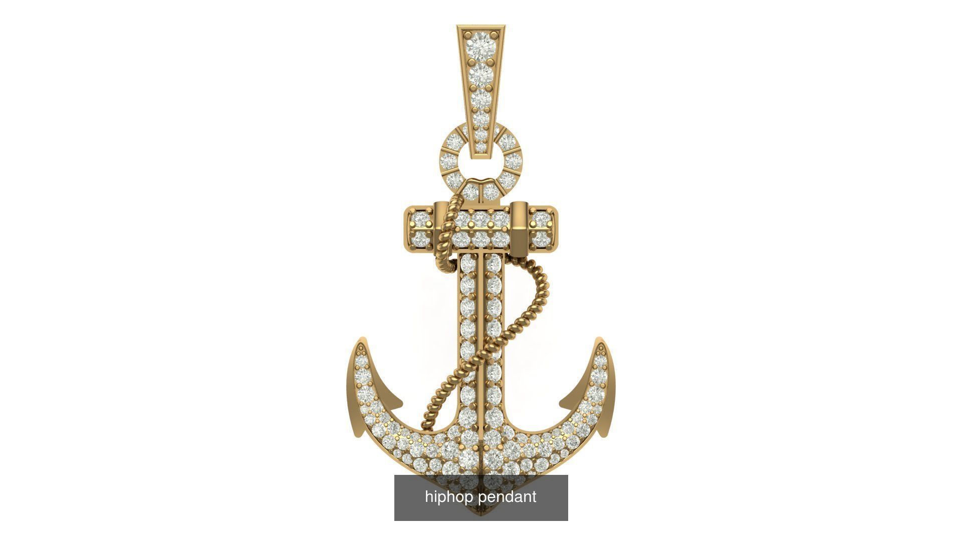 hiphop pendant 3D Model Collection_38