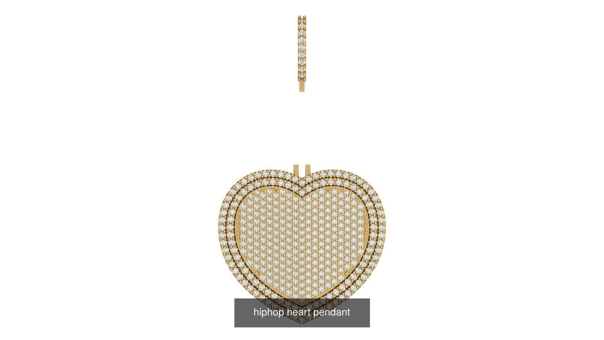 hiphop pendant 3D Model Collection_20