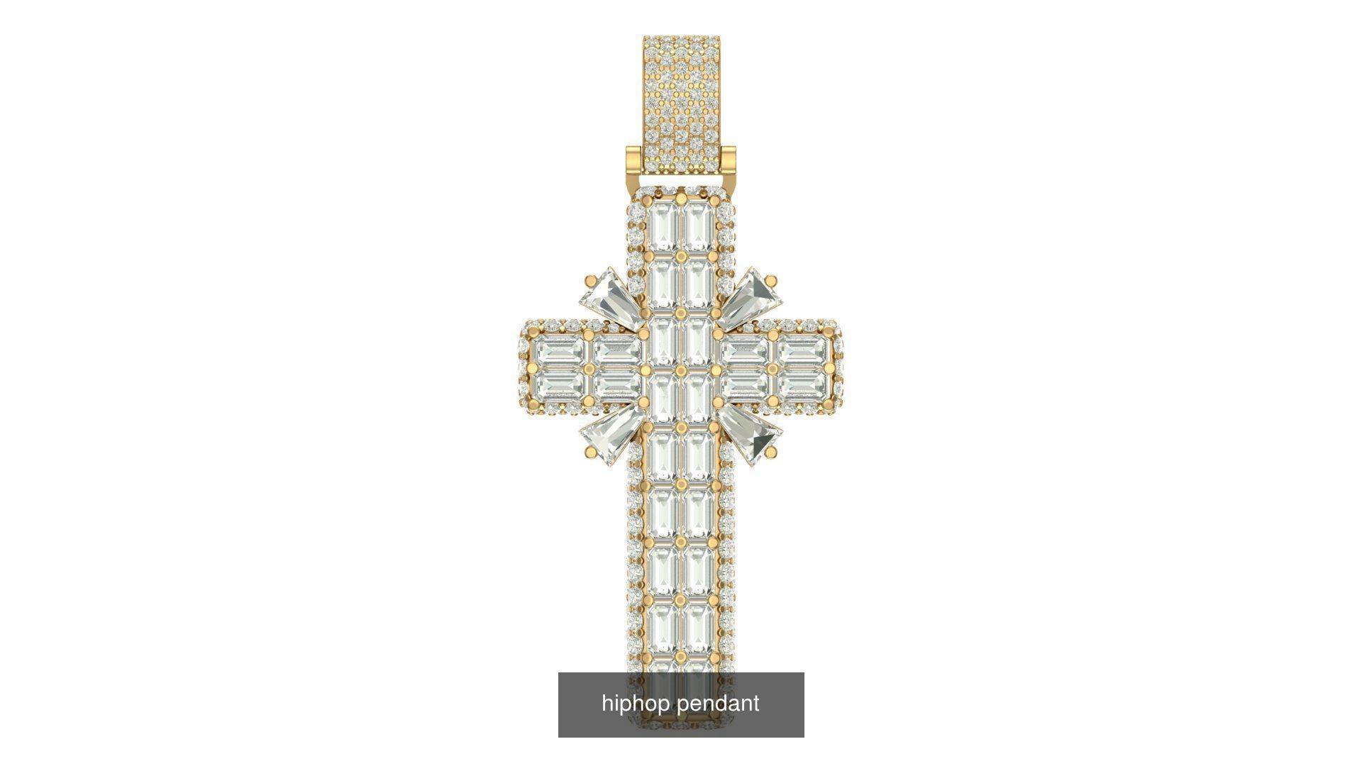 hiphop pendant 3D Model Collection_24