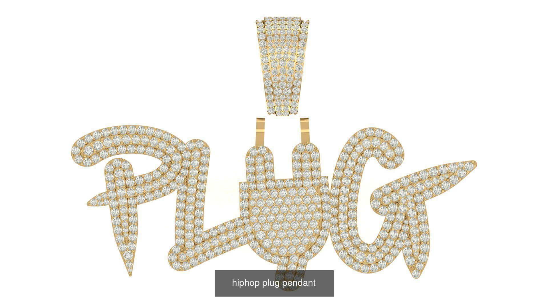 hiphop pendant 3D Model Collection_33