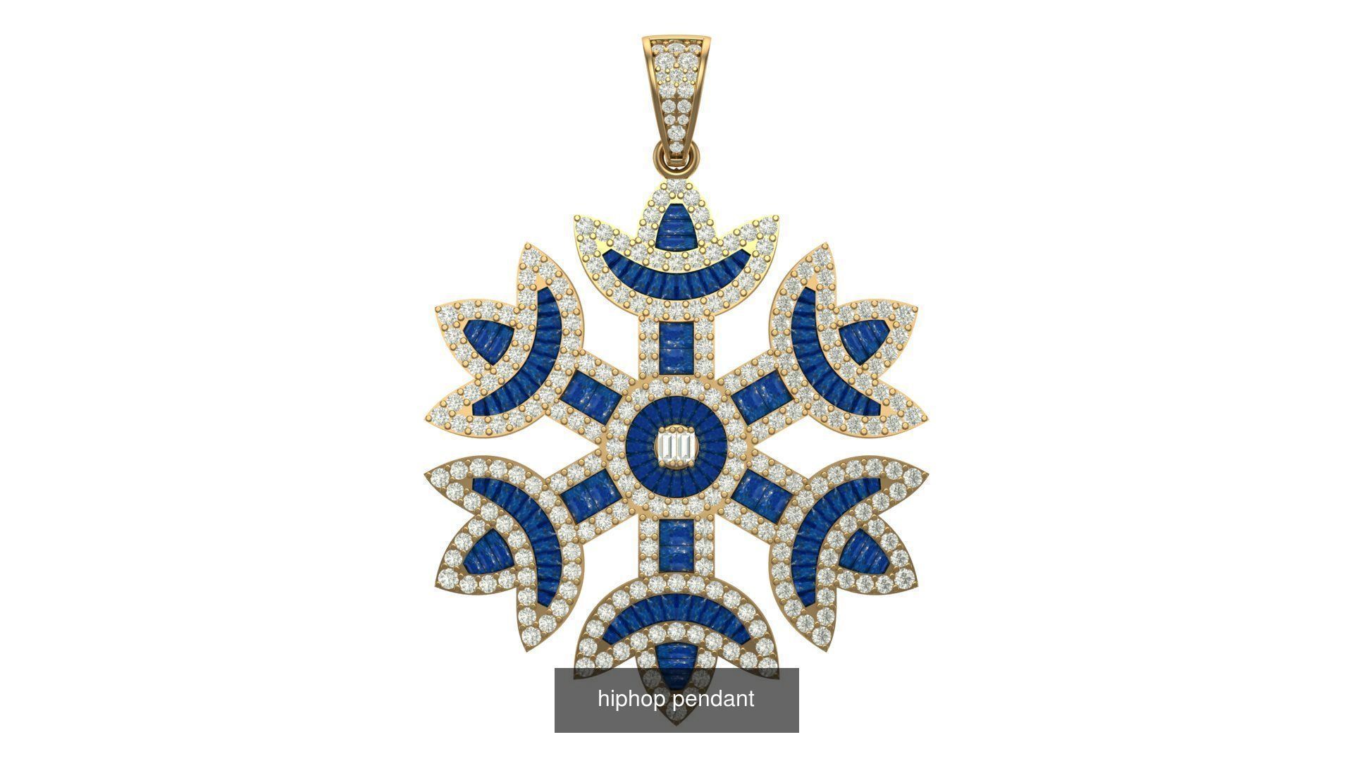 hiphop pendant 3D Model Collection_28