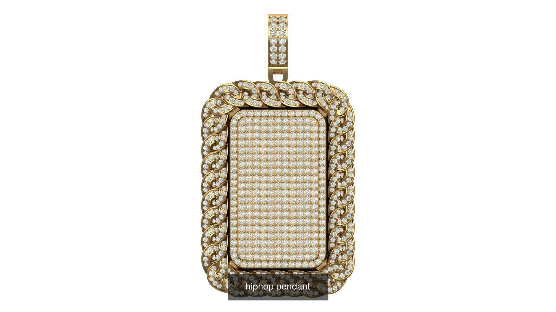 hiphop pendant 3D Model Collection_58