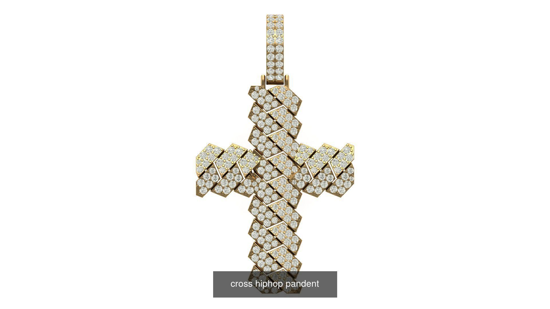 hiphop pendant 3D Model Collection_42