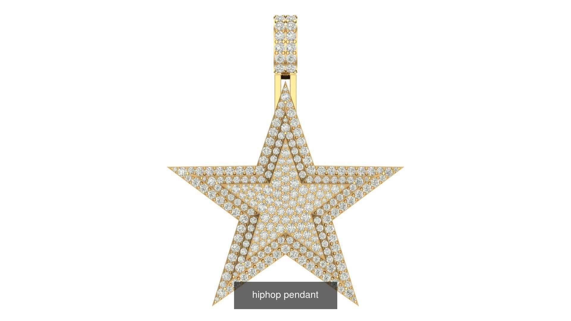 hiphop pendant 3D Model Collection_29