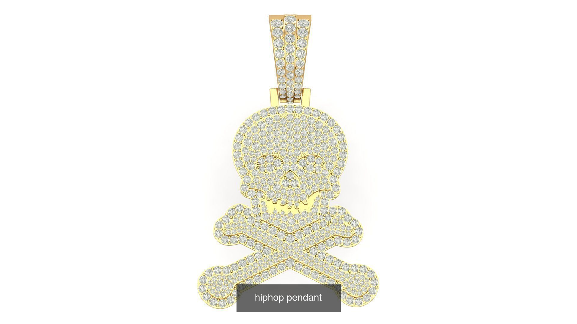 hiphop pendant 3D Model Collection_41
