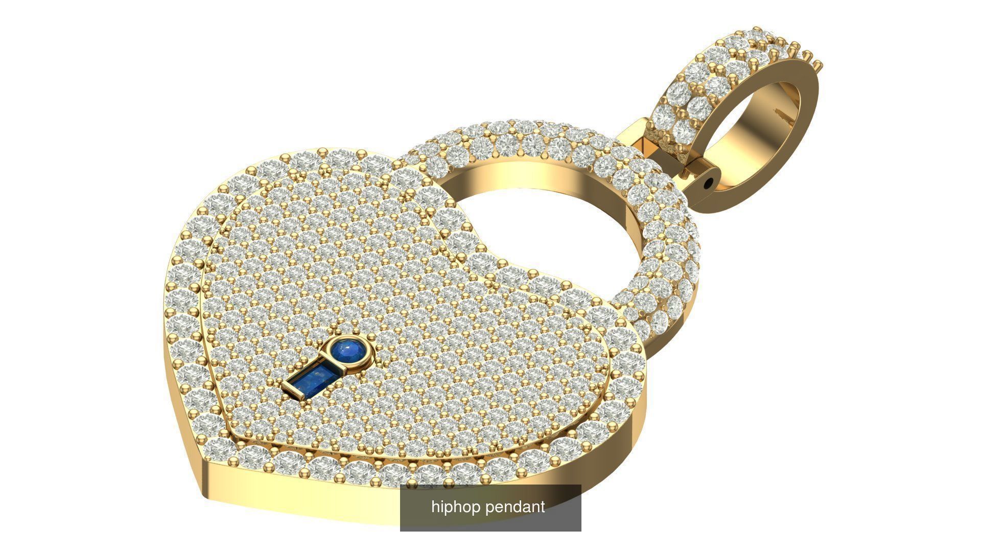 hiphop pendant 3D Model Collection_86