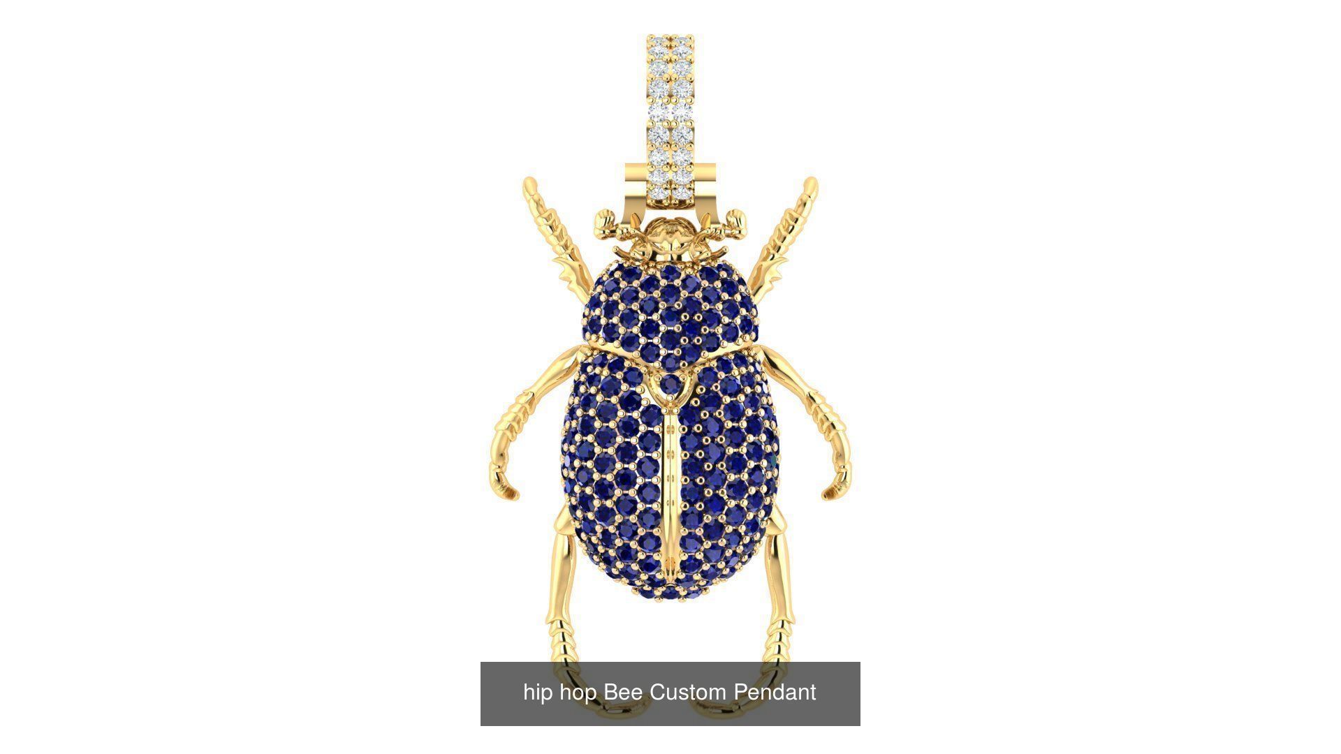 hiphop pendant 3D Model Collection_10