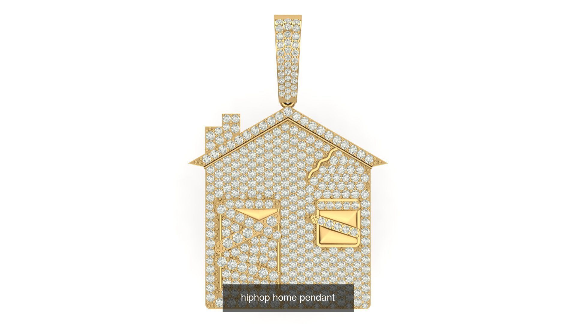 hiphop pendant 3D Model Collection_34