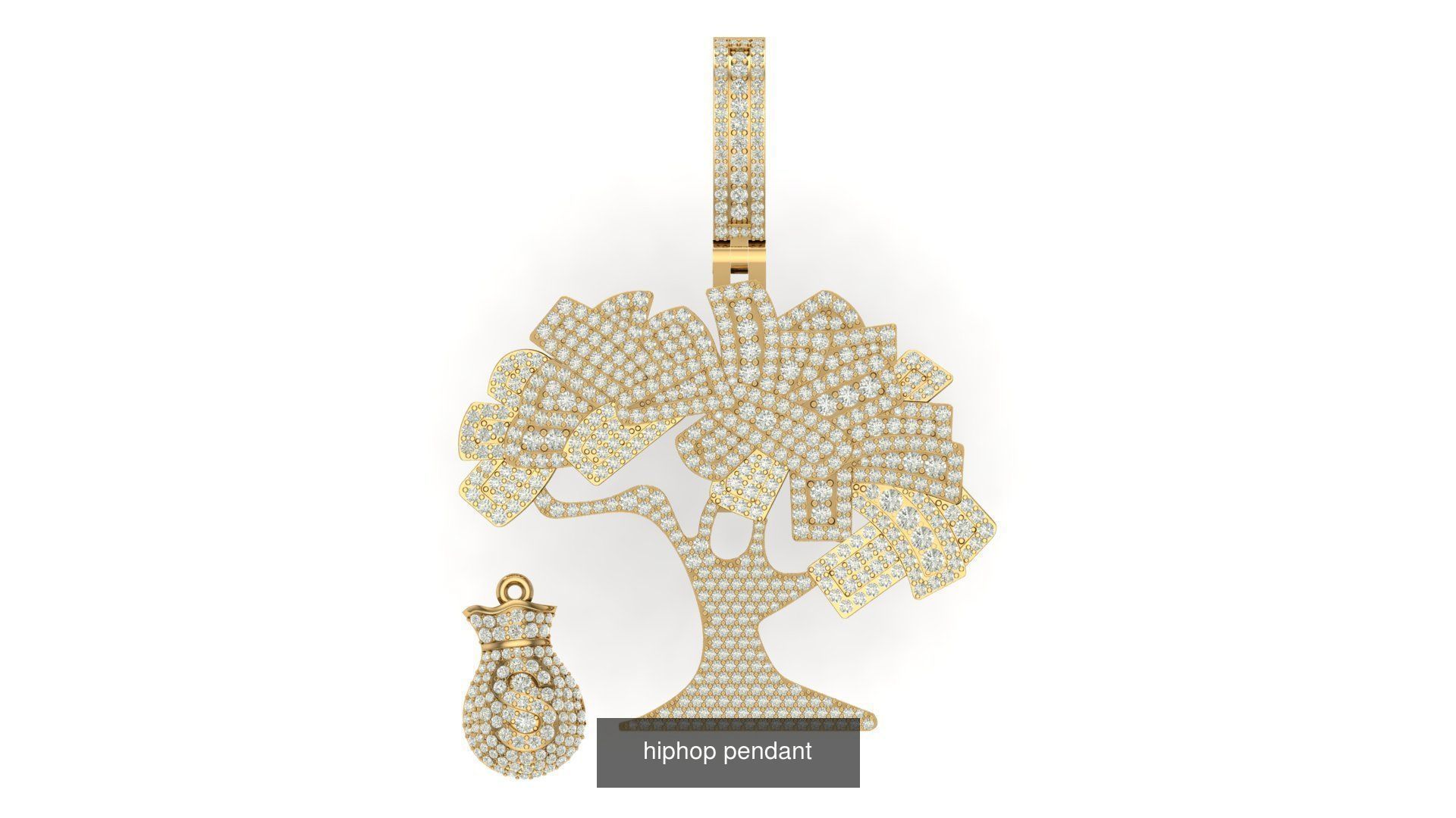 hiphop pendant 3D Model Collection_46