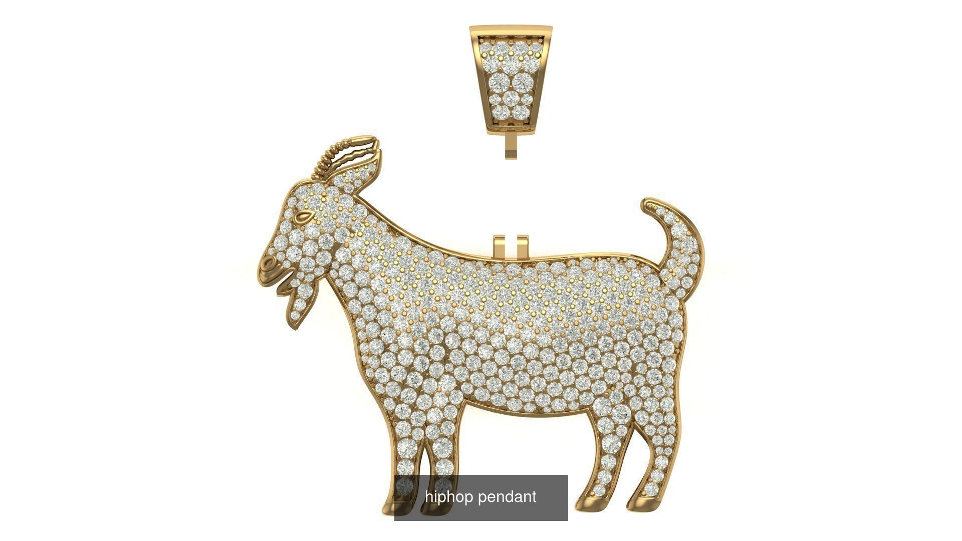 hiphop pendant 3D Model Collection_32