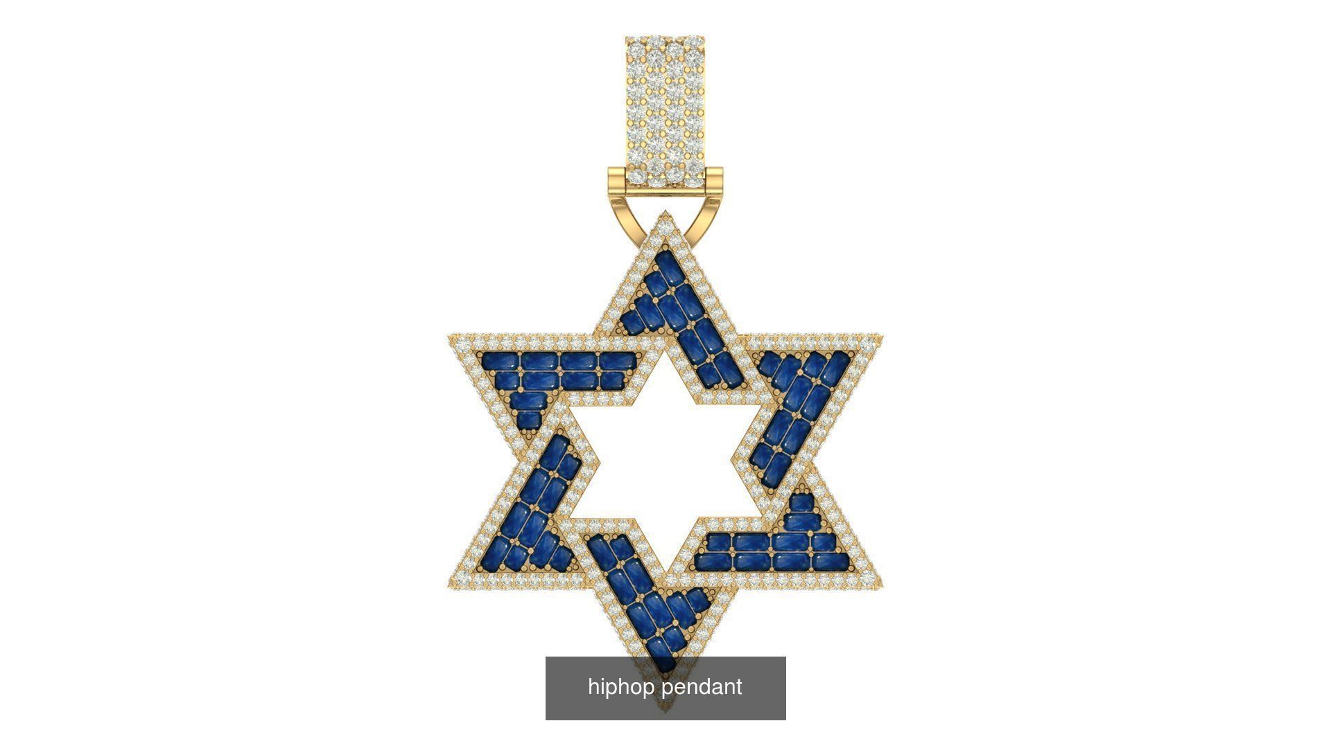 hiphop pendant 3D Model Collection_26