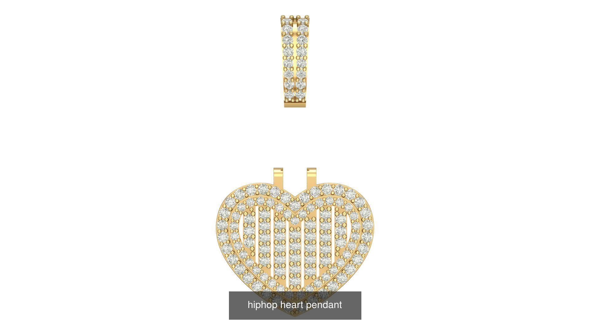 hiphop pendant 3D Model Collection_19