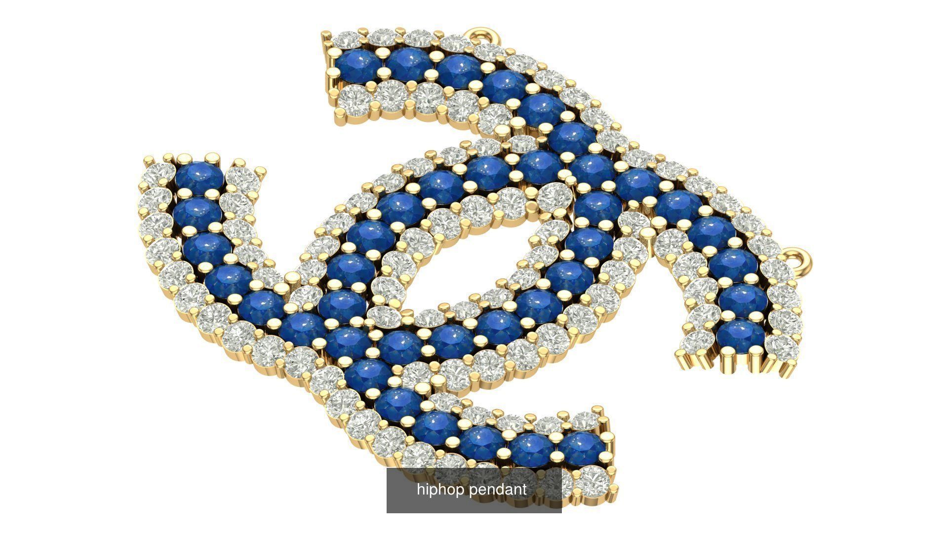 hiphop pendant 3D Model Collection_70