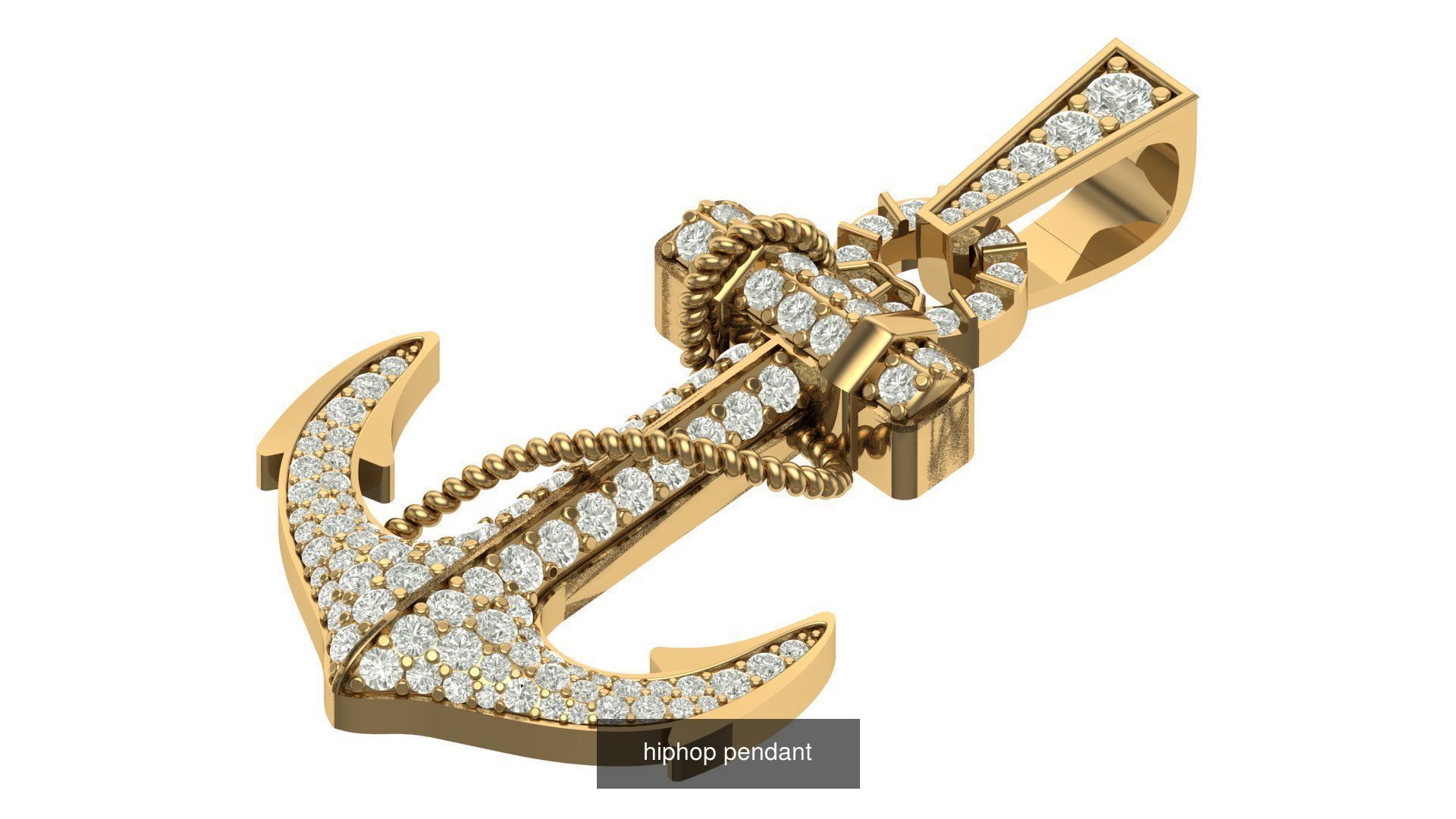 hiphop pendant 3D Model Collection_35