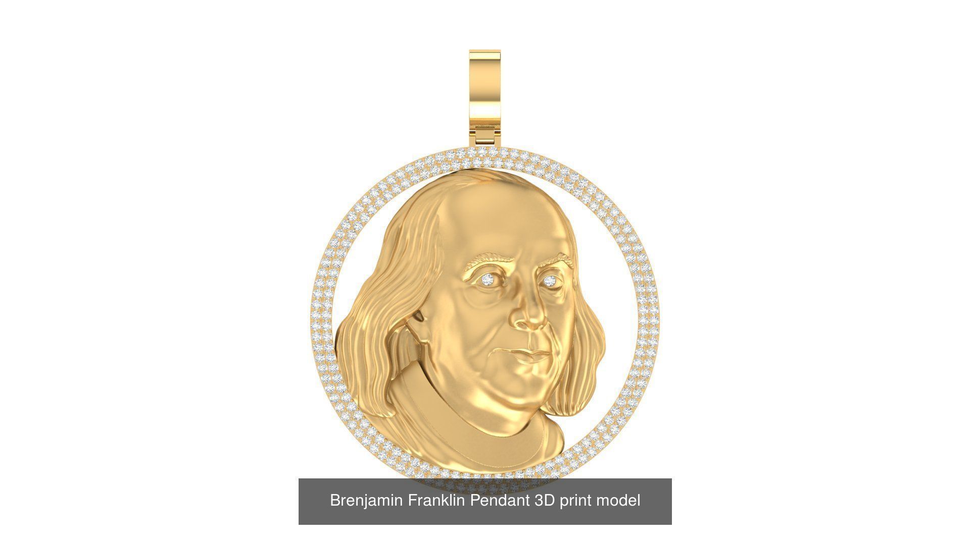 hiphop pendant 3D Model Collection_12