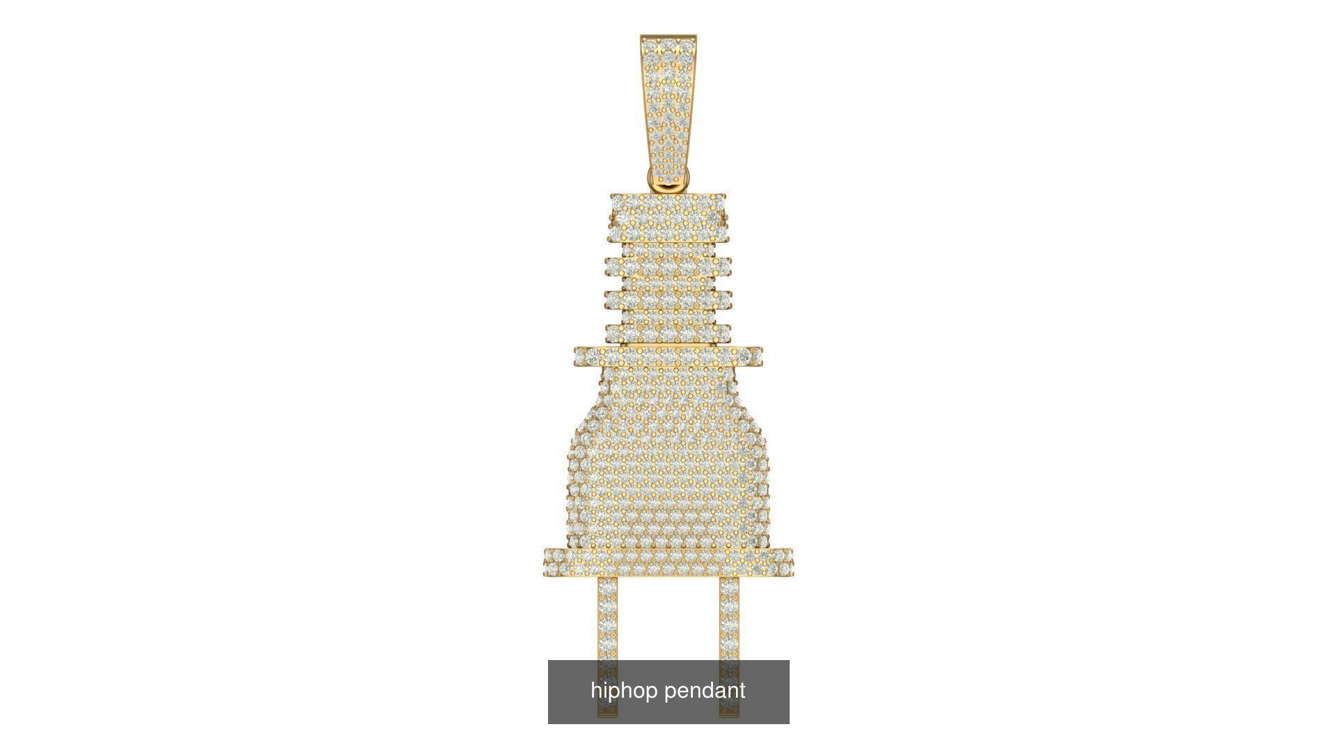 hiphop pendant 3D Model Collection_30