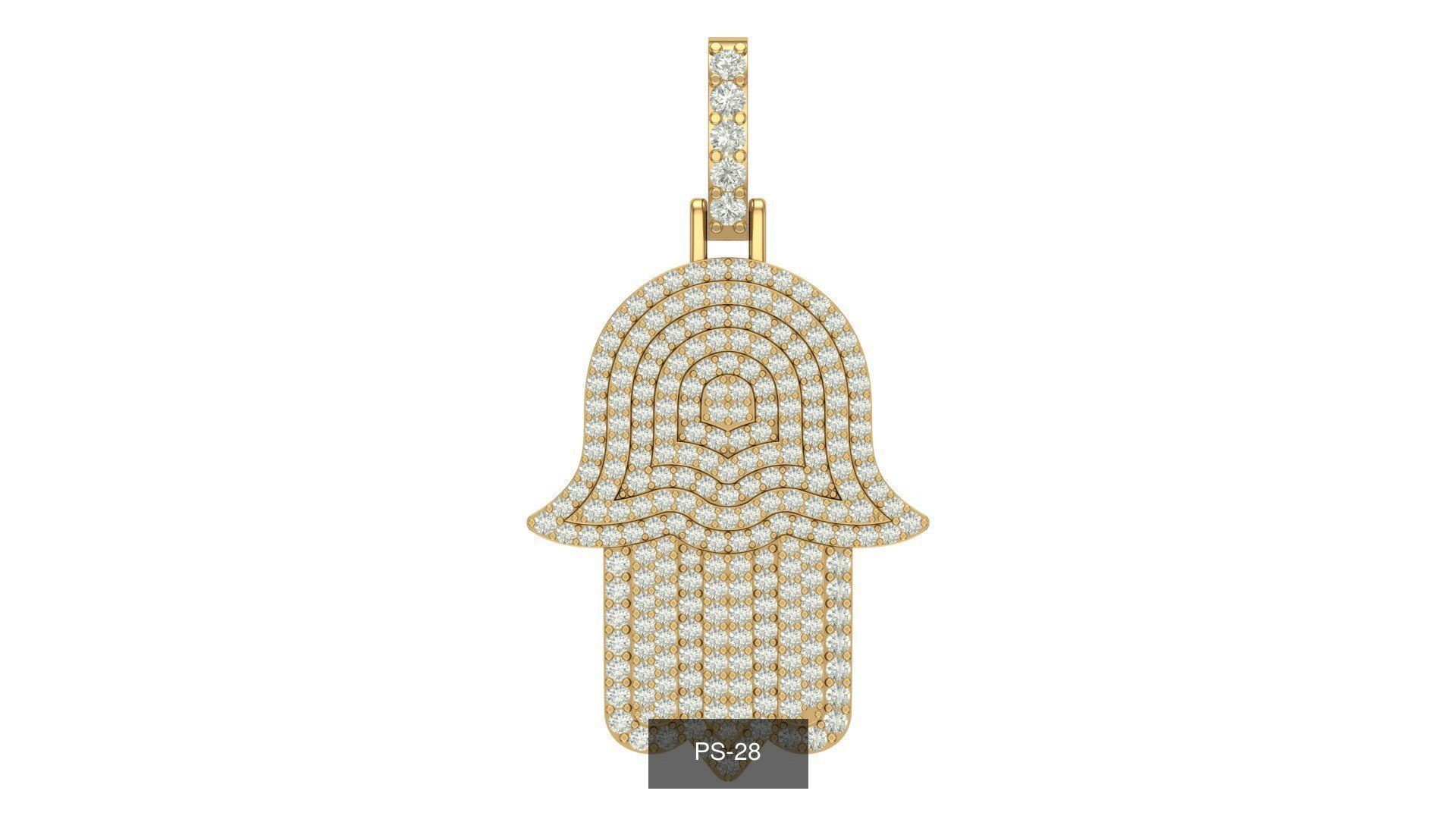 hiphop pendant 3D Model Collection_51