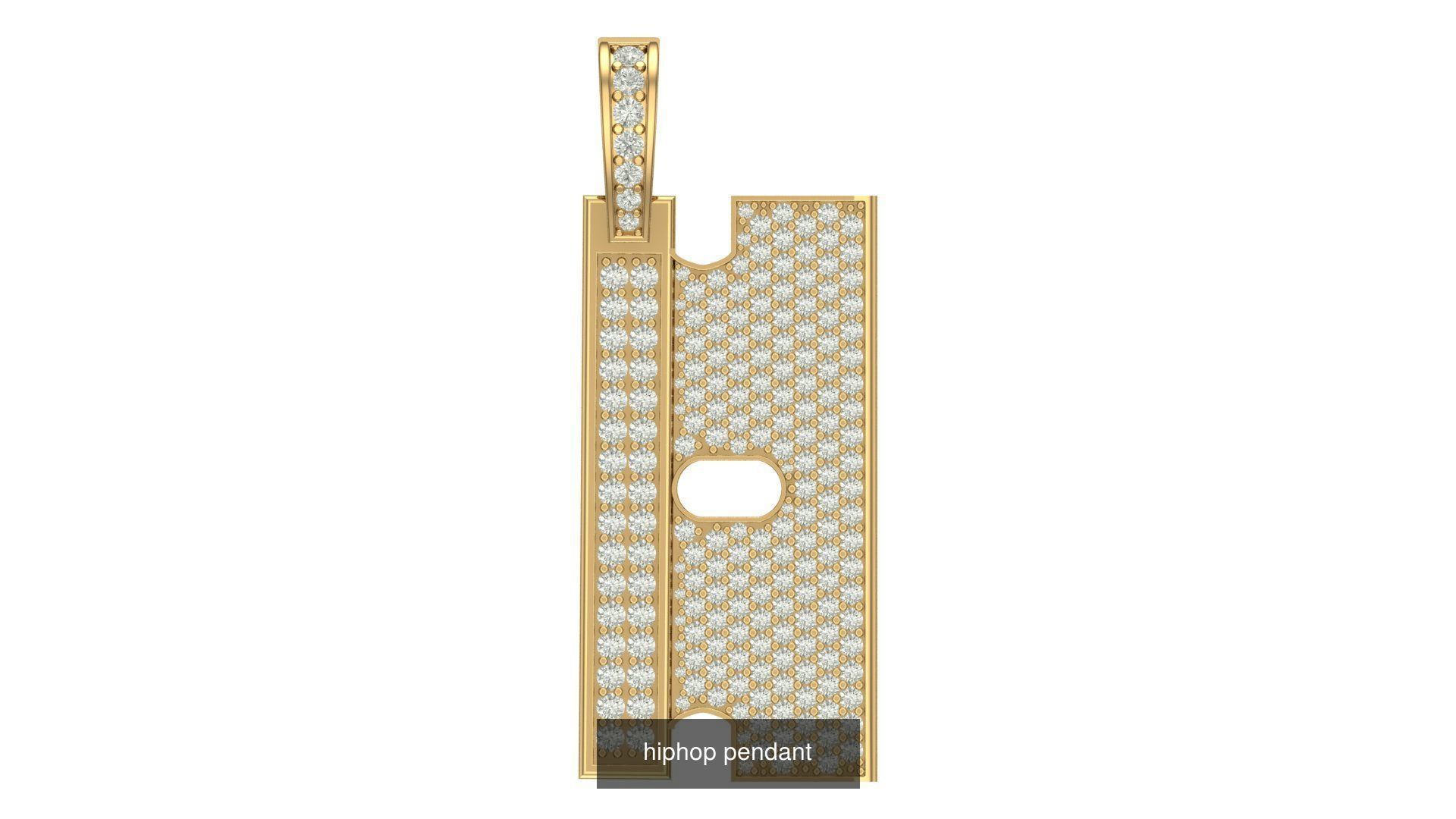 hiphop pendant 3D Model Collection_31