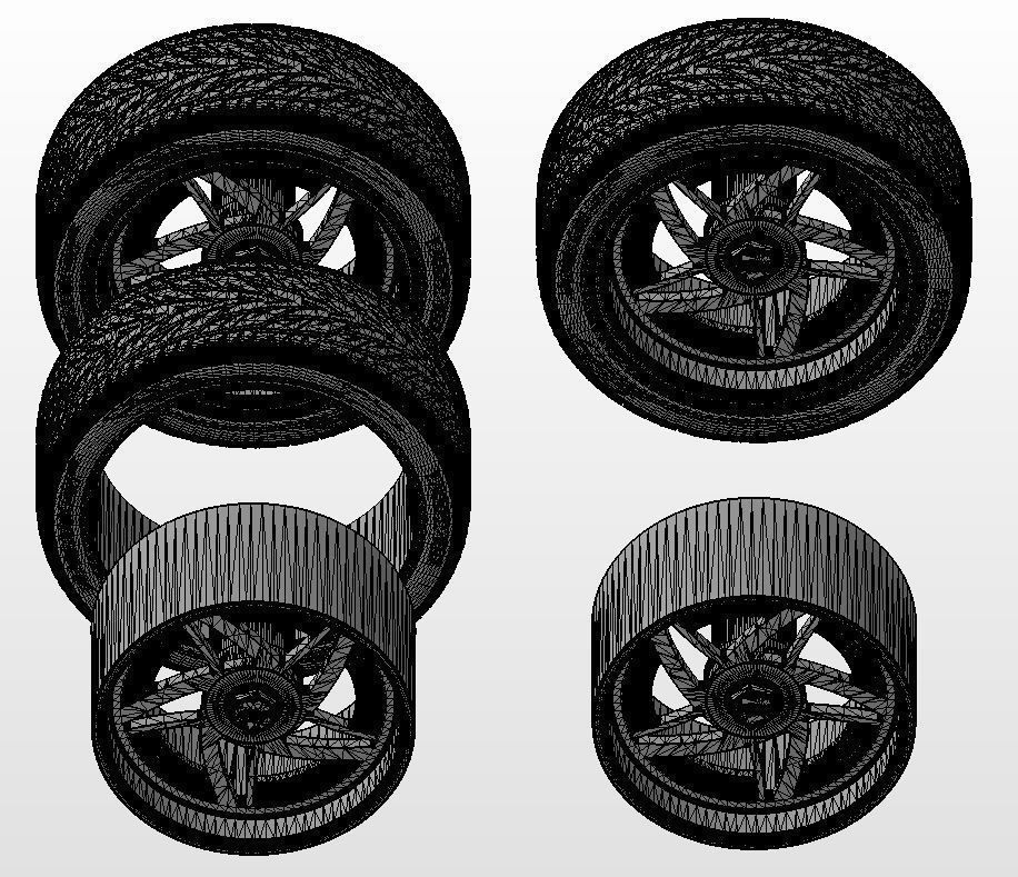 Custom wheels HRBB Speedstar for your scale model 3D print model_16