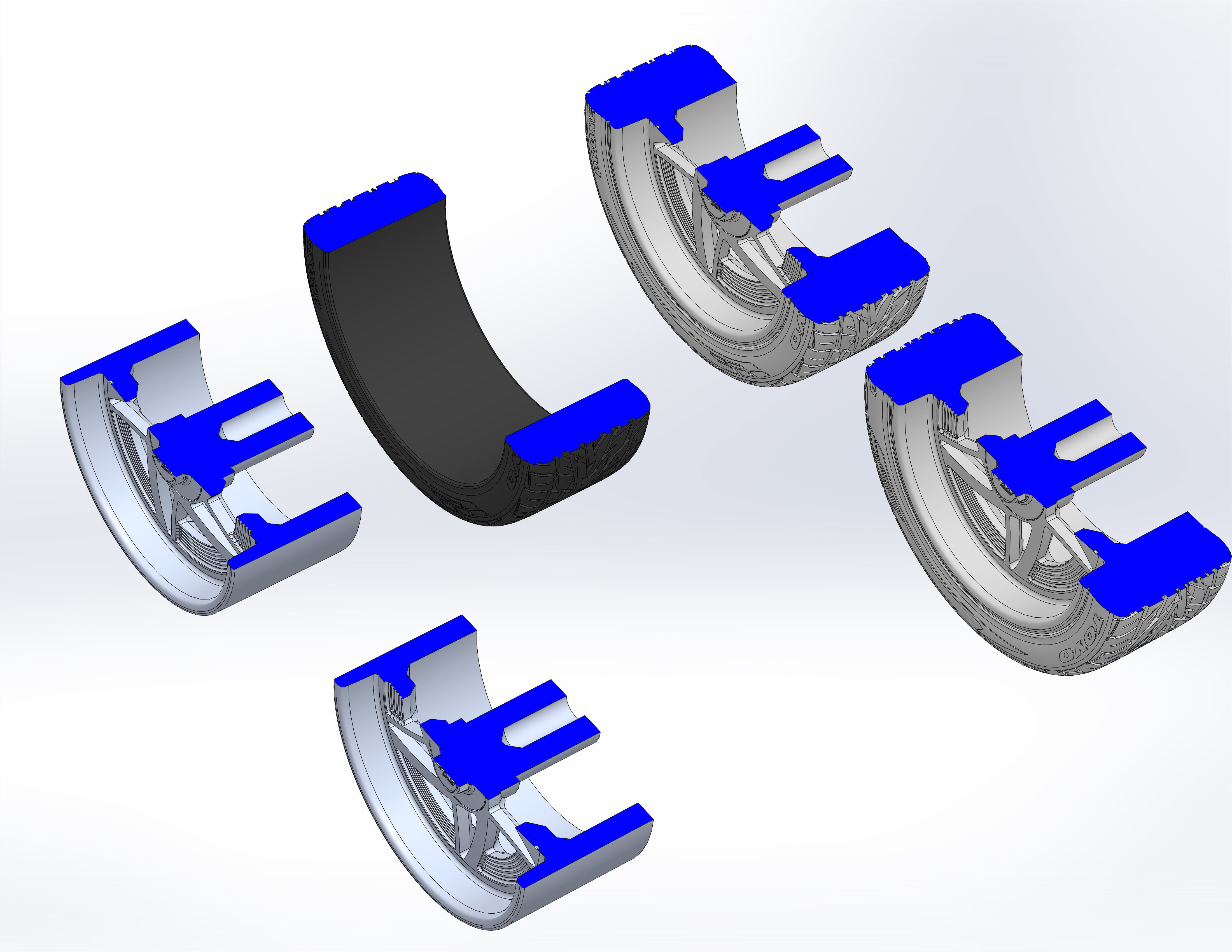 Custom wheels HRBB Speedstar for your scale model 3D print model_10