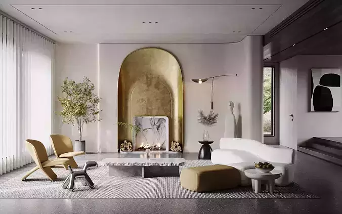 livingroom for fstorm 143d 3D model