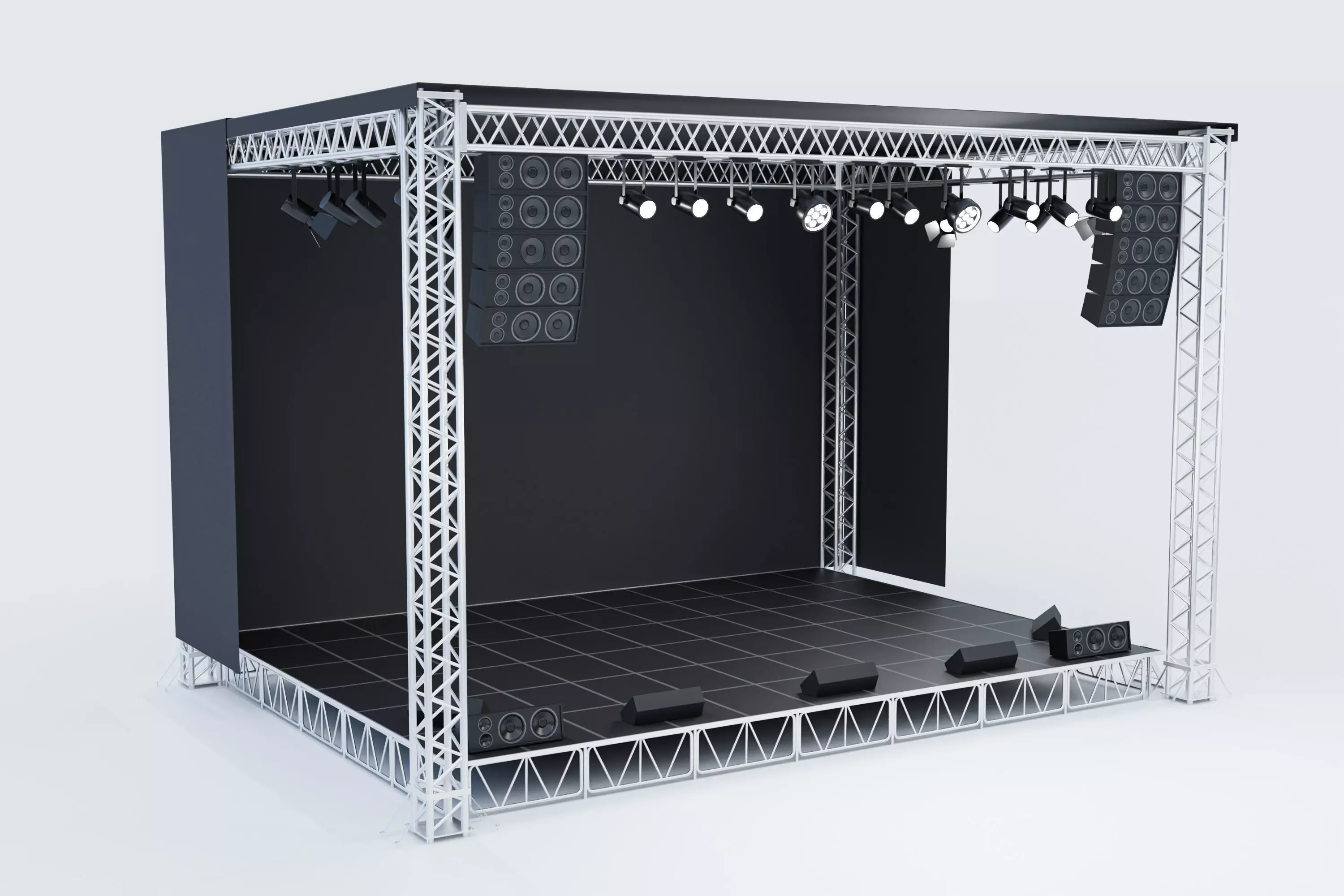 Concert Stage 01 3D model_0