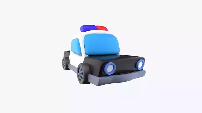 Police Car 3D model