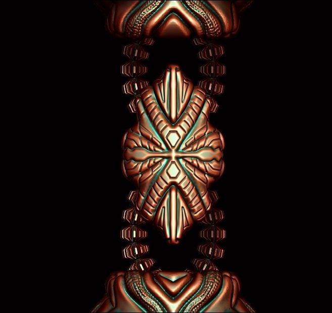 Designer Bracelet 200  3D print model_1