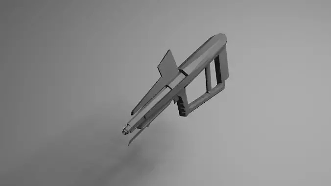 My First Model gun From blender 3D model