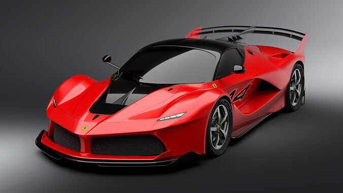 Ferrari FXX-K 2015 custom-3D Printing model-Stl-Obj-Exterior 3D print model