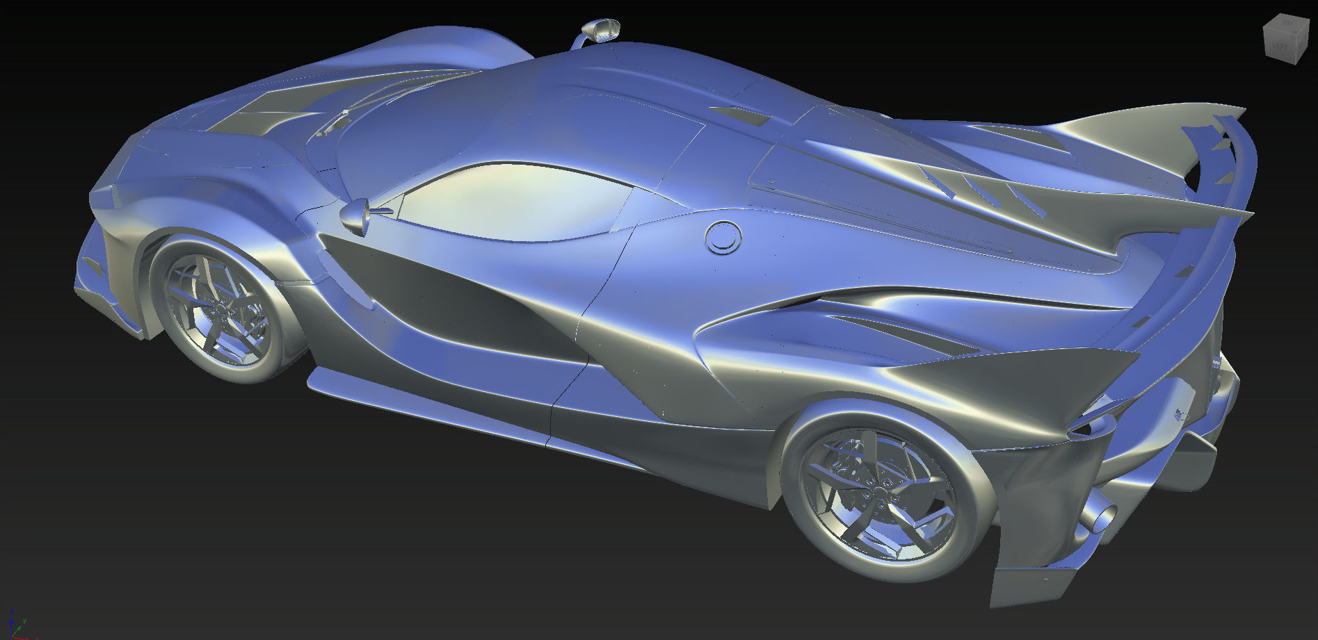 Ferrari FXX-K 2015 custom-Obj-Exterior 3D model_4