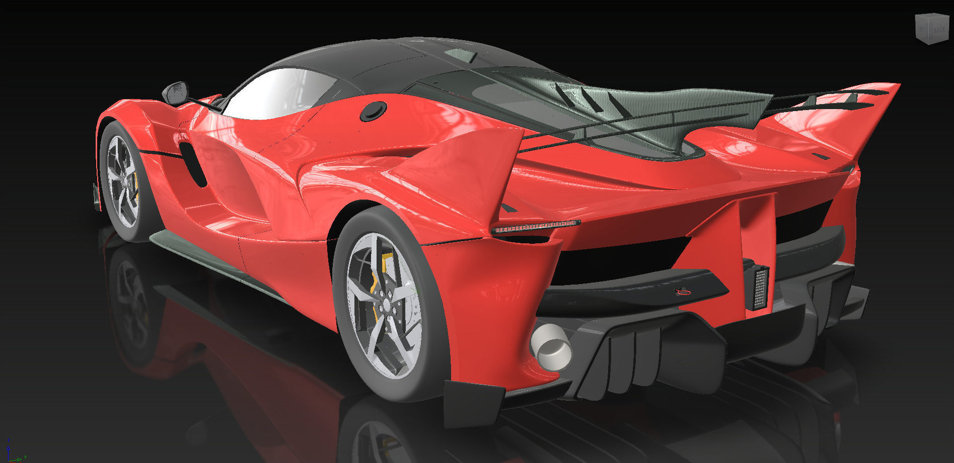 Ferrari FXX-K 2015 custom-Obj-Exterior 3D model_14