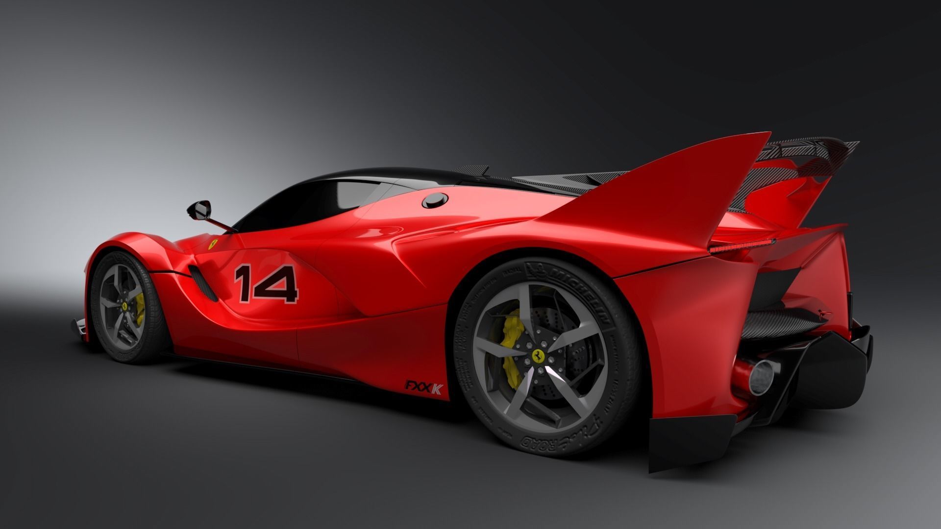 Ferrari FXX-K 2015 custom-Obj-Exterior 3D model_17