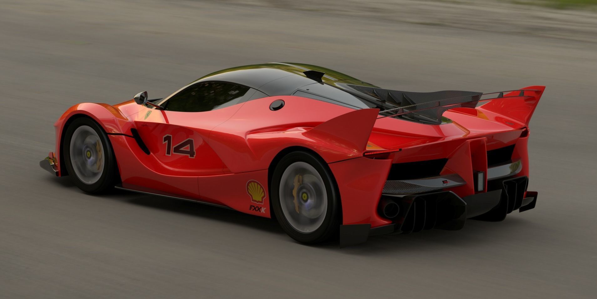 Ferrari FXX-K 2015 custom-Obj-Exterior 3D model_21